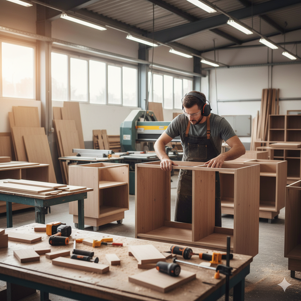 Pre-cabinated work charge